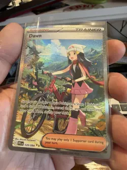 Pokemon Dawn 129/094 Full Art Holo Trainer Card English TCG - Image 2