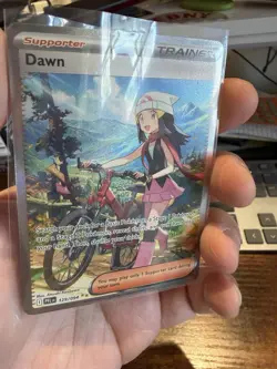 Pokemon Dawn 129/094 Full Art Holo Trainer Card English TCG - Image 4