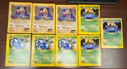 Pokemon League Jumbo Card Vintage Winner Promos Lot (9 Total Cards) - Image 1