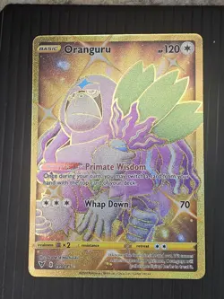 Oranguru 199/185 Vivid Voltage Secret Rare Pokemon Card NM Condition - Image 1