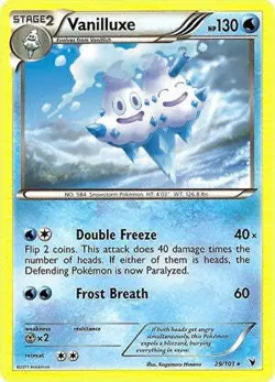 Pokemon Noble Victories Rare Card - Vanilluxe 29/101 - Image 1