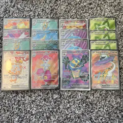 Pokemon TCG Mixed Set Full Art Ex Holo foil lot 16 cards - Image 1