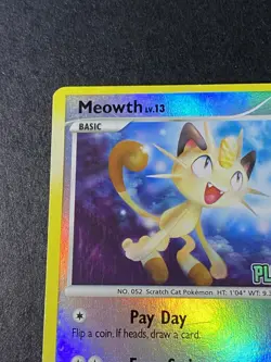 Pokemon TCG Legends Awakened Meowth Reverse Holo Stamped Platinum Card 106/146 - Image 3