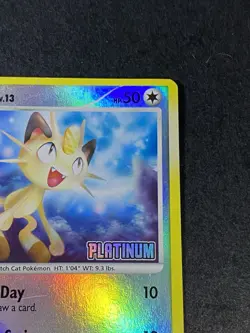 Pokemon TCG Legends Awakened Meowth Reverse Holo Stamped Platinum Card 106/146 - Image 4