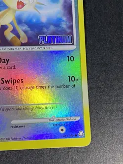 Pokemon TCG Legends Awakened Meowth Reverse Holo Stamped Platinum Card 106/146 - Image 5