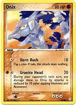 Pokemon Team Rocket Returns 69/109 Onix Card - Image 1