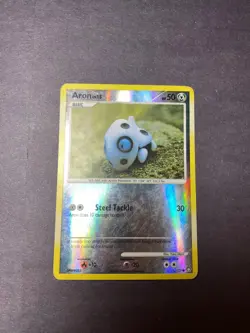 Aron 71/123 Reverse Holo Pokemon TCG Card 2007 Mysterious Treasures - Image 1
