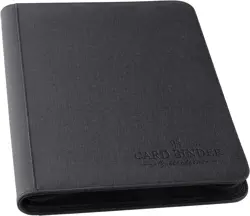 9-Pocket Zip Card Binder – 540 Double-Sided PU Album for MTG, TCG, Sports (Black - Image 1