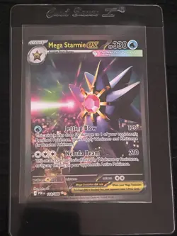Mega Starmie EX Pokemon TCG Rare Card POR 118/088 330 HP Jetting Blow - Image 1