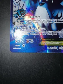 Pokemon Articuno EX 132/135 Team Plasma Storm Holo Ultra Rare Full Art Card - Image 4