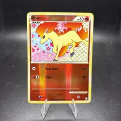 NM Pokemon Ponyta Reverse Holo Card 72/102 Triumphant Vintage Card -j - Image 1