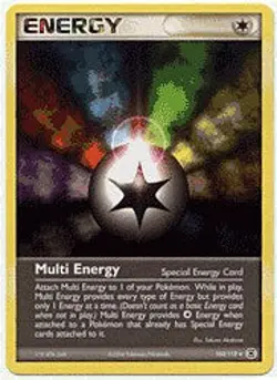 Pokemon EX Fire Red & Leaf Green 103/112 Multi Energy Card - Image 1
