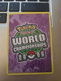 Pokemon TV REPORTER Card (POP SERIES 2) Set 11/17 2006 World Championship NM - Image 2