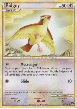 Pokemon Card HS Triumphant Pidgey Common 71/102 - Image 1