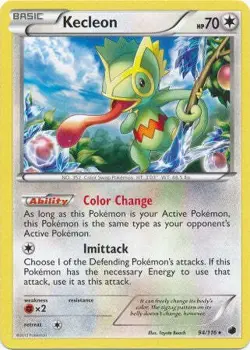Kecleon 94/116 - Pokemon Plasma Freeze Rare Card - Image 1