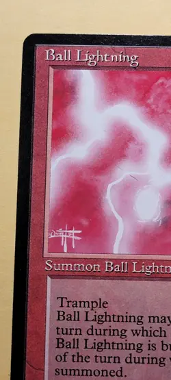 Ball Lightning The Dark MTG Magic The Gathering Quinton Hoover 1994 - Image 2