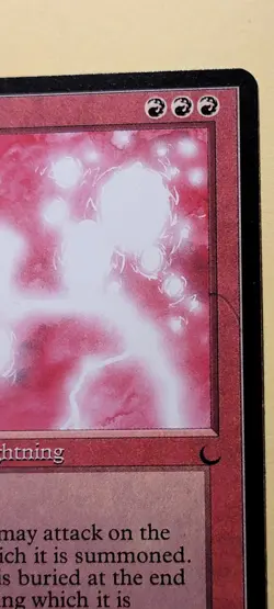 Ball Lightning The Dark MTG Magic The Gathering Quinton Hoover 1994 - Image 3