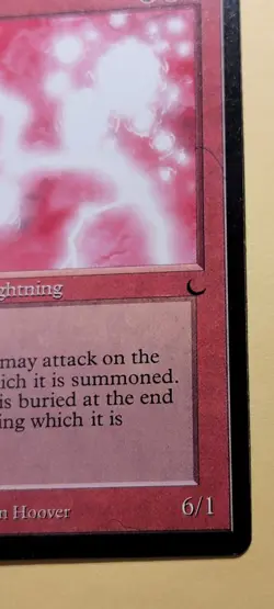 Ball Lightning The Dark MTG Magic The Gathering Quinton Hoover 1994 - Image 4