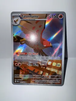 Pokemon Talonflame 091/088 Rare Holo Ability 150 HP POR Card TCG English - Image 1