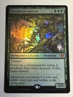 NYXBLOOM ANCIENT Foil Stamp Promo MTG Theros Beyond Death Magic Gathering - Image 1