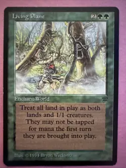 MTG Living Plane Legends LP Magic The Gathering - Image 1