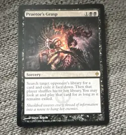 Wizards of the Coast Praetor's Grasp Magic: The Gathering Black Sorcery 2011 Ar… - Image 1