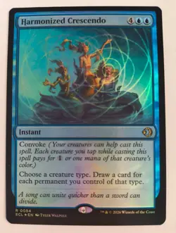 MTG Harmonized Crescendo, Foil, NM/Unplayed, Lorwyn Eclipsed - Image 1