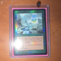 Wizards Magic: The Gathering Sylvan Scrying Sorcery Green Foil 2020 French #367 - Image 1