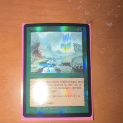 Wizards Magic: The Gathering Sylvan Scrying Sorcery Green Foil 2020 French #367 - Image 3