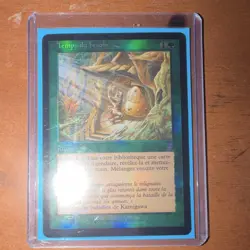CHK Magic: The Gathering Temps du besoin Foil Sorcery Green 2004 French - Image 1