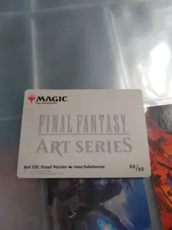 Mtg Red XIII Proud Warrior Art Series 30/53 - Image 2