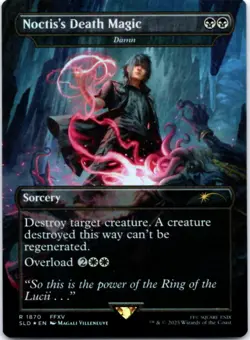 Noctis's Death Magic - Damn (Rainbow Foil) Secret Lair Drop Series, 1870 NM - Image 1