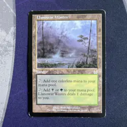 MTG Llanowar Wastes Apocalypse Regular Played - Image 1