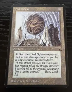 Dark Sphere - The Dark Magic the Gathering MTG - Image 1