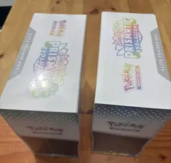 Pokemon TCG Prismatic Evolutions ETB x2 NEW SEALED - Image 2