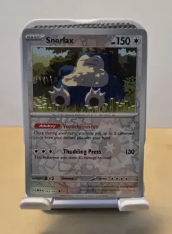 Snorlax 143/165 Pokemon TCG Scarlet & Violet 151 Reverse Holo NM - Image 1