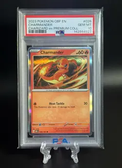 GEM MINT PSA 10 Pokemon Charizard ex Premium Collection Charmander 026 LOW POP - Image 1