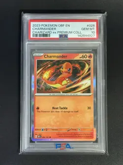GEM MINT PSA 10 Pokemon Charizard ex Premium Collection Charmander 026 LOW POP - Image 2