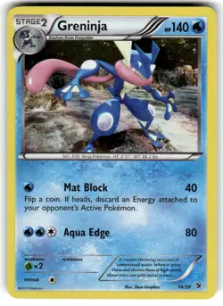 Greninja Common Holo Kalos Starter Set 14/39 LP Pokemon TCG - Image 1