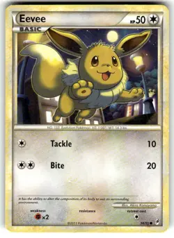 Eevee 56/95 LP Call of Legends Pokemon Card - Image 1