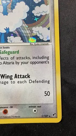 2005 Pokemon EX Deoxys #1 Altaria Holo. - Image 3