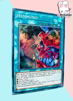 Yu-Gi-Oh! - Hemmung! Super Rare OP26-DE010 Karte Trading Card TCG Tournament - Image 2
