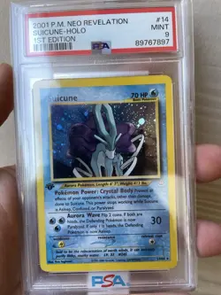 Suicune 14/64 HOLO RARE Neo Revelation 1ST EDITION Pokemon Card - Image 3