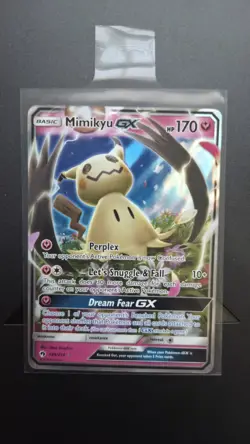 Mimikyu GX - 149/214 - Pokemon Lost Thunder Sun & Moon Ultra Rare Card NM - Image 1