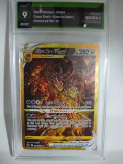 Pokemon Giratina VSTAR (Secret) GG69/GG70 Crown Zenith Gold Holo Degree Mint 9 - Image 1