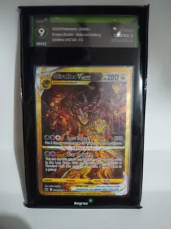 Pokemon Giratina VSTAR (Secret) GG69/GG70 Crown Zenith Gold Holo Degree Mint 9 - Image 3