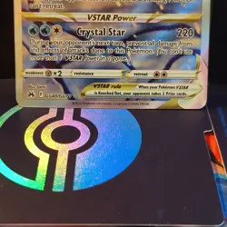 Pokemon Glaceon VSTAR Ultra Rare Full Art Holo Card GG40/GG70 Crown Zenith Vstar - Image 3