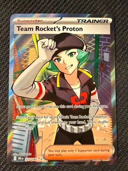 Pokemon TCG Team Rocket's Proton 227/182 Ultra Rare SV10: Destined Rivals - Image 1
