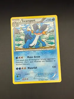 Pokemon Swampert Rare XY - Primal Clash 35/160 NM - Image 1