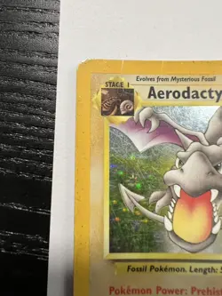 Aerodactyl 1/62 Fossil Holo Pokemon TCG MP - Image 3